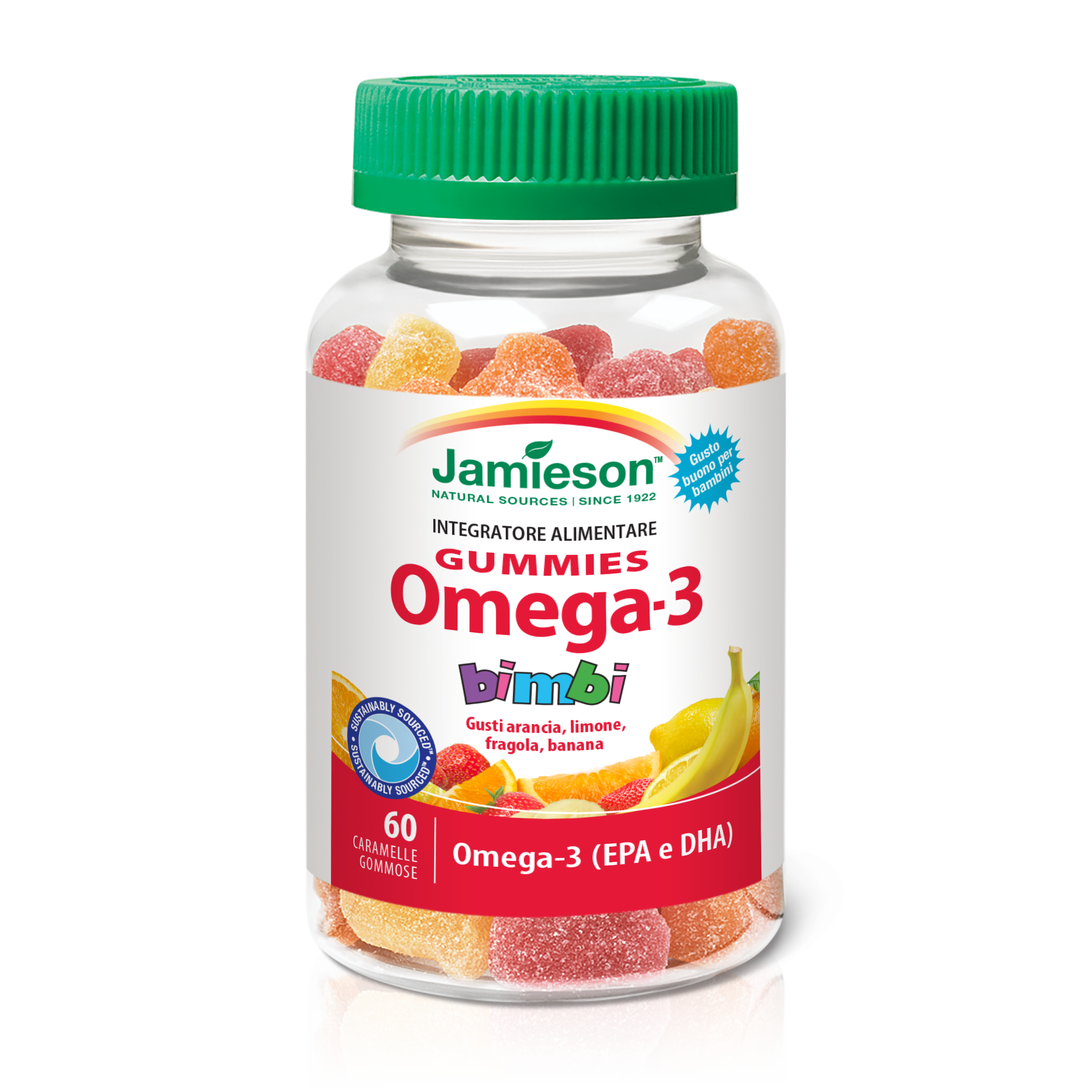 Omega-3 Gummies 60 caramelle - Jamieson Italia